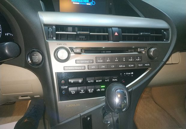 雷克萨斯RX 270 [进口] 2012款 2.7L 自动 前驱 典雅版 